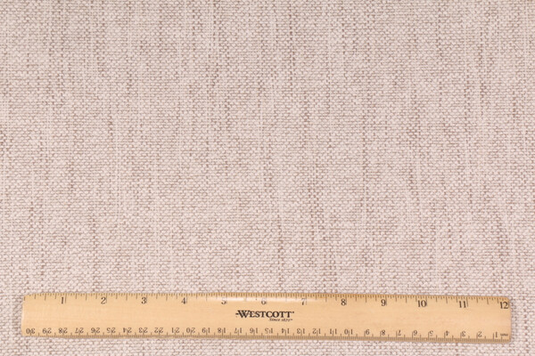 Crypton Daria Chenille Upholstery Fabric in Eggshell