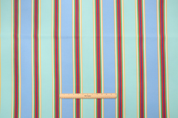 Bryant Bolly Printed Polyester Outdoor Fabric in Multi/Periwinkle