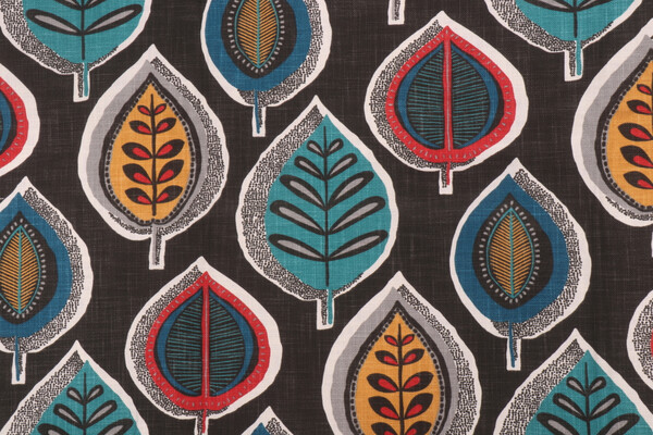 Covington Yoshino Printed Cotton Drapery Fabric in 397-Primary