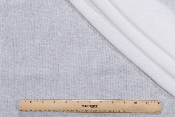Western Textiles Summerdale Sheer Woven Drapery Fabric in Cloud