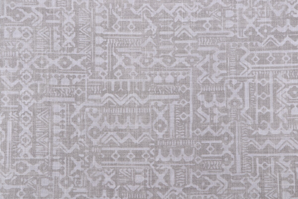 Covington Tanner Printed Drapery Fabric in Linen
