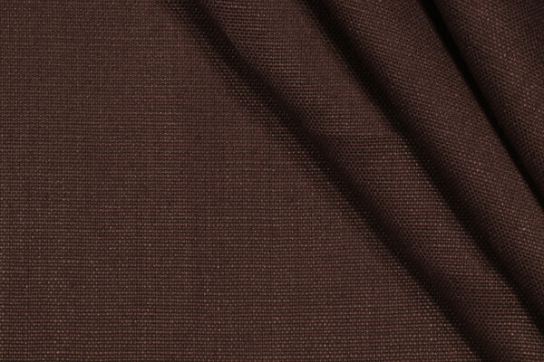 Kaufmann Slubby Linen Woven Decorator Fabric in Walnut