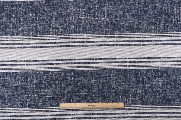 PK Lifestyles With The Band Woven Chenille Upholstery Fabric in Indigo