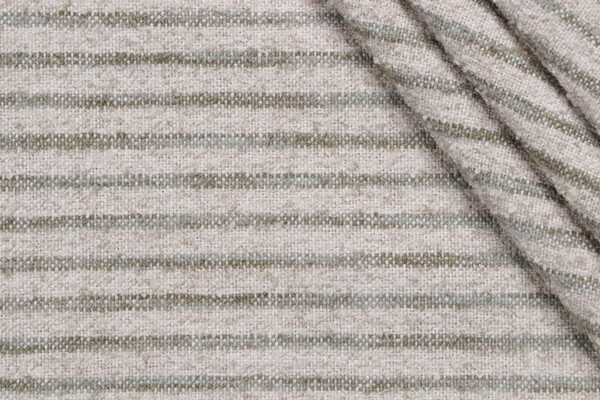 PK Lifestyles Treasured Stripe Woven Upholstery Fabric in Sage 
