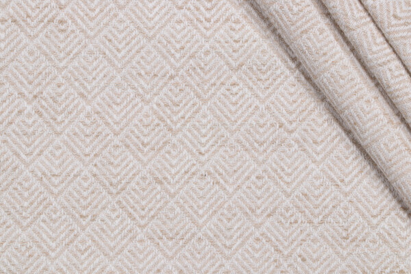 PK Lifestyles Facet Woven Upholstery Fabric in Oat 
