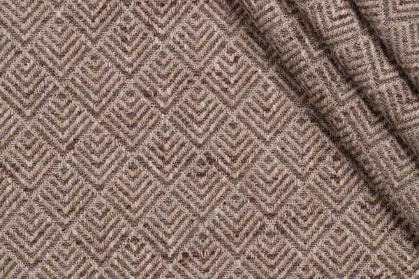 PK Lifestyles Facet Woven Upholstery Fabric in Sepia 