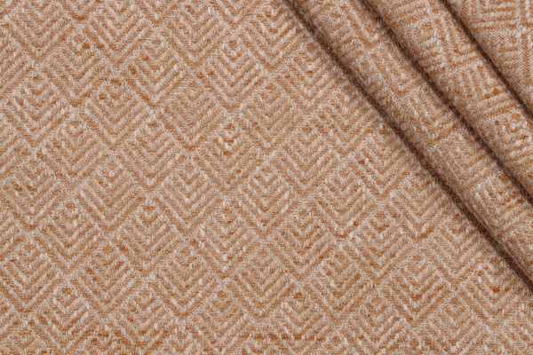 PK Lifestyles Facet Woven Upholstery Fabric in Copper 
