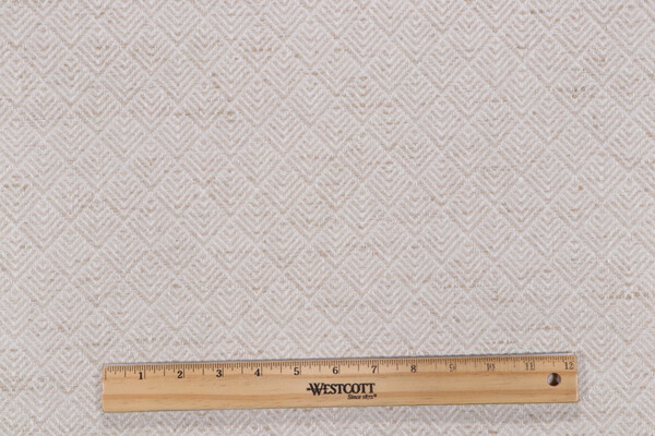 PK Lifestyles Facet Woven Upholstery Fabric in Oat 