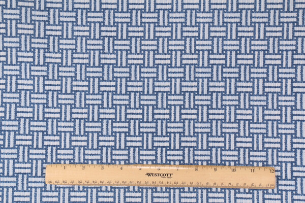 Click for 2 Yards Terrasol - Breezeway Printed Polyester Outdoor Fabric in Navy Terrasol - Breezeway Printed Polyester Outdoor Fabric in Navy