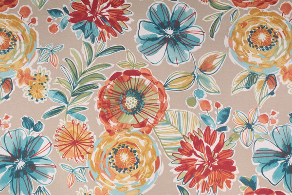 Richloom Colsen Printed Polyester Outdoor Fabric in Sonoma
