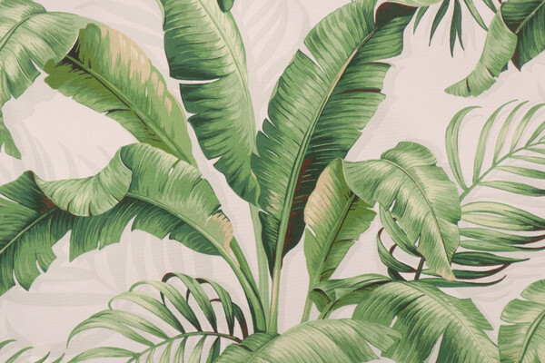 Tommy Bahama Palmiers Printed Polyester Outdoor Fabric in Verde