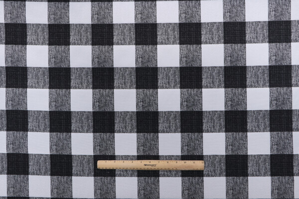 Richloom Patterson Printed Polyester Outdoor Fabric in Black