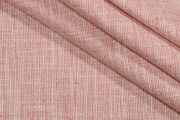 P Kaufmann Trailside Woven Upholstery Fabric in Coral