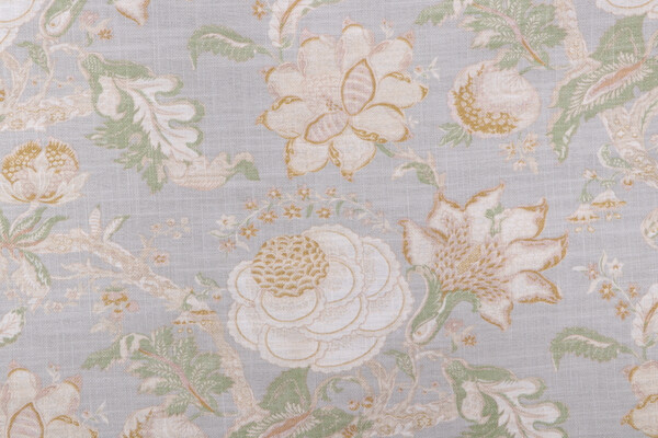 Waverly Hazel Printed Drapery Fabric in Endive