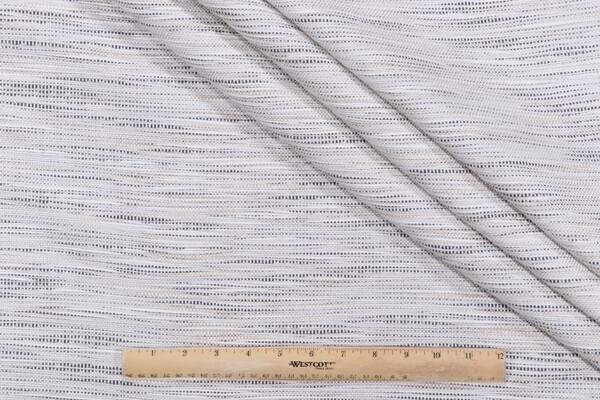 Danube Woven Solution Dyed Acrylic Outdoor Fabric in Beige and Grey