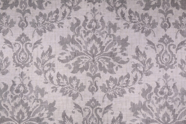 Covington Vanessa Printed Cotton Linen Drapery Fabric in 908 Platinum
