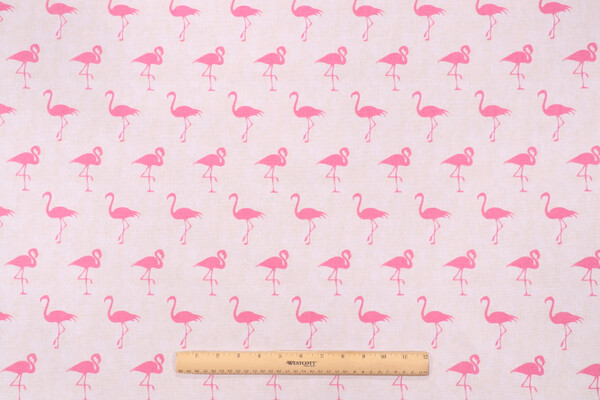 PK Lifestyles Leg Up Printed Cotton Drapery Fabric in Pink