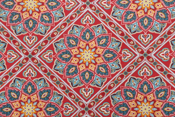 Richloom Medlo Printed Polyester Outdoor Fabric in Sonoma