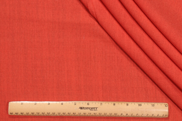 Richloom Sensu Slubbed Woven Decorator Fabric in Papaya