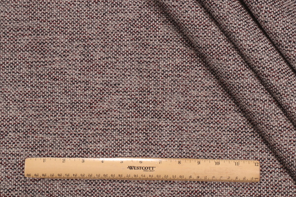 Mill Creek Ridgecrest Woven Upholstery Fabric in Merlot