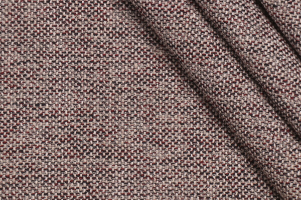 Mill Creek Ridgecrest Woven Upholstery Fabric in Merlot