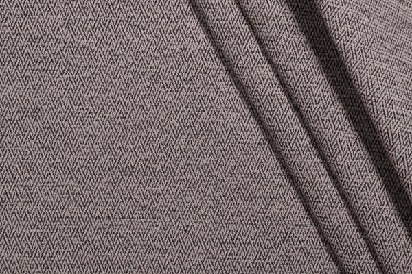 Richloom Huck Fortress Finish Woven Chenille Upholstery Fabric in Ebony