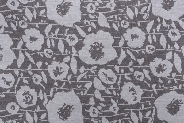 Sunbrella Andy Woven Solution Dyed Acrylic Outdoor Fabric in Charcoal