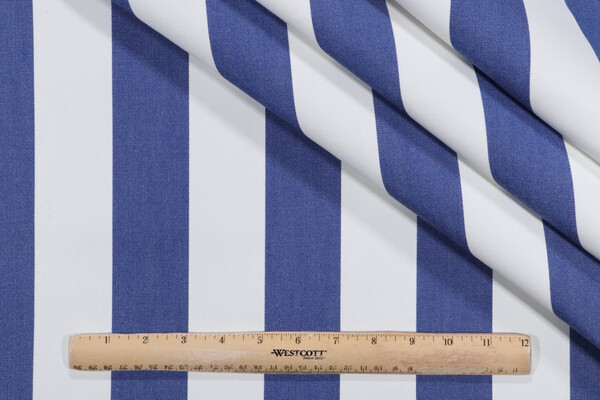 SunReal Cabana Woven Solution Dyed Acrylic Outdoor Fabric in Mediterranean Blue