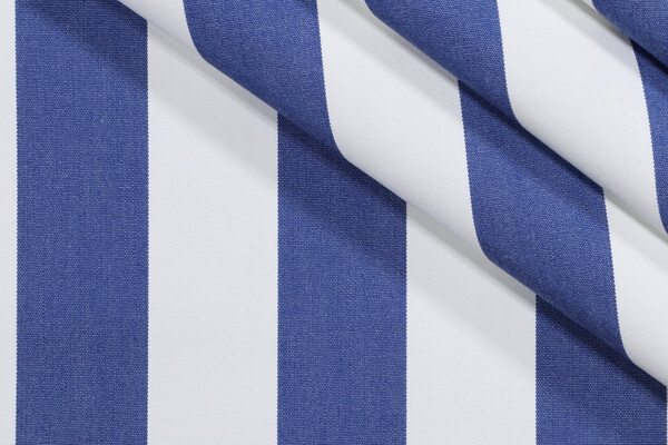 SunReal Cabana Woven Solution Dyed Acrylic Outdoor Fabric in Mediterranean Blue