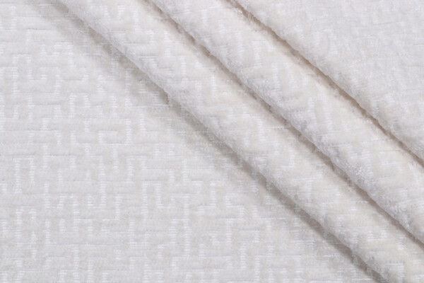 Click for 1.38 Yards Merrimac M11342B Woven Chenille Upholstery Fabric in Snow Merrimac M11342B Woven Chenille Upholstery Fabric in Snow