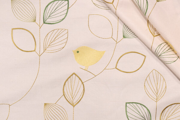 Richlooom Branch Embroidered Drapery Fabric in Spring