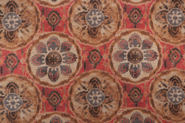 PK Lifestyles Celestial Orb Printed Drapery Fabric in Pompeii