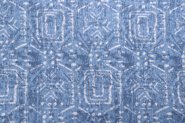 Mill Creek Taranis-Paramount Printed Cotton Drapery Fabric in River