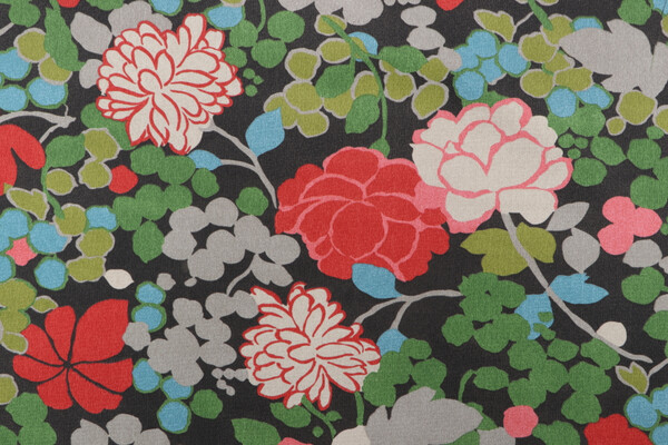 Click for 3.88 Yards PK Lifestyles Blossom Printed Polyester Outdoor Fabric in Lava PK Lifestyles Blossom Printed Polyester Outdoor Fabric in Lava