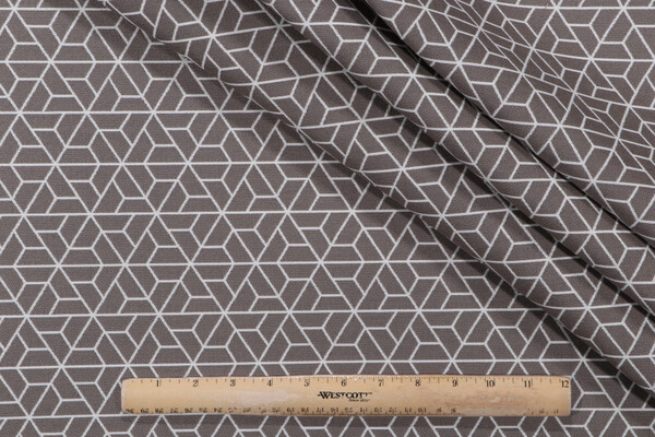 Sunbrella Woven Solution Dyed Acrylic Outdoor Fabric in Greystone