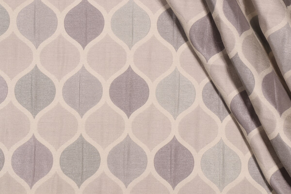 Richloom Platinum Collection Riga Woven Decorator Fabric in Pewter