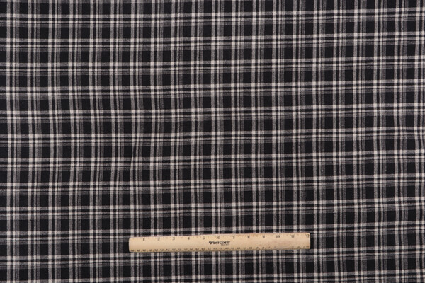 PK Lifestyles Clyde Woven Decorator Fabric in Ebony