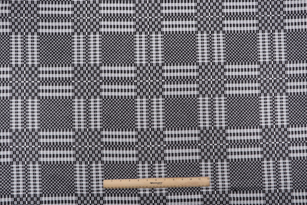 PK Lifestyles Millport Woven Decorator Fabric in Ebony