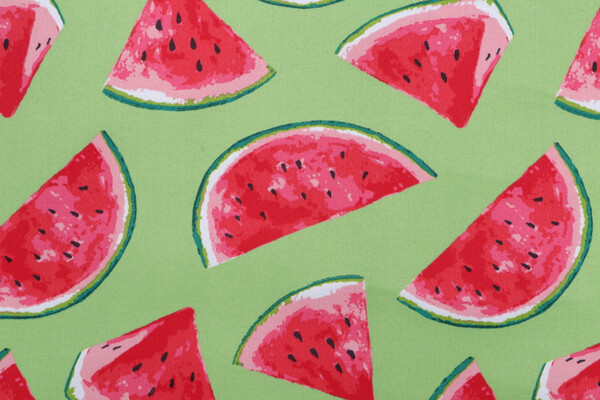 Richloom Melon Printed Polyester Outdoor Fabric in Citrus