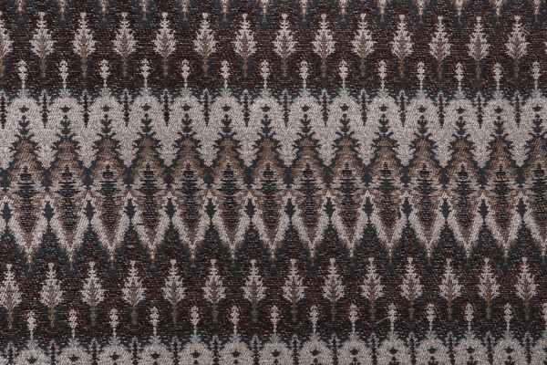 Mountain High Woven Chenille Upholstery Fabric in Chocolate