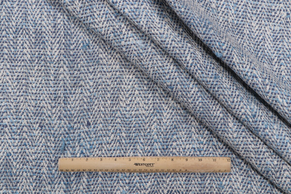 PK Lifestyles Handspun Woven Upholstery Fabric in Poolside