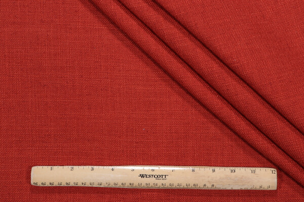 Kaufmann Revere Woven Upholstery Fabric in Paprika