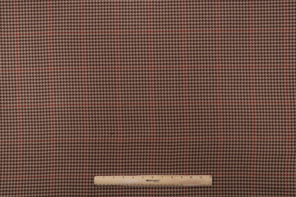 Click for 0.63 Yards Roth & Tompkins Pembrook Woven Upholstery Fabric in Chestnut Roth & Tompkins Pembrook Woven Upholstery Fabric in Chestnut