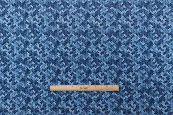 Richloom Mixes Printed Polyester Outdoor Fabric in Marine