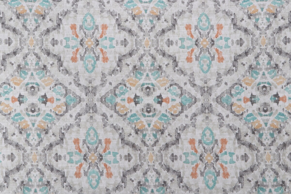 Kelly Ripa Home Seen & Heard Printed Cotton Drapery Fabric in Shell