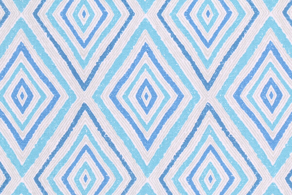 Valle - Paramount in Marine Printed Cotton Drapery Fabric by Mill Creek