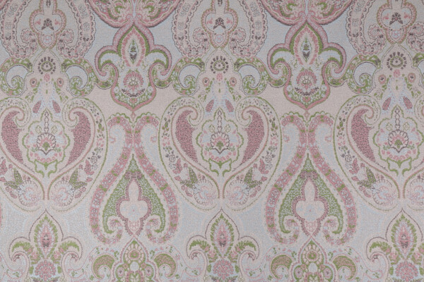 Onyx Age Raja Paisley Tapestry Upholstery Fabric in Jewel