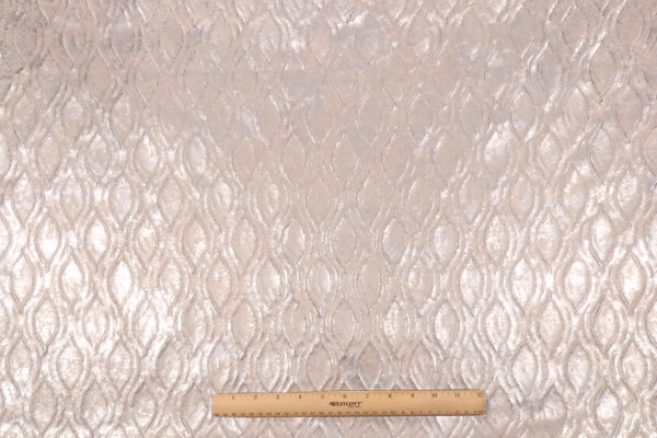 PK Lifestyles Dominique Damask Decorator Fabric in Pewter