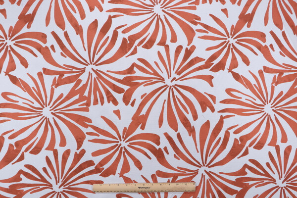 Premier Prints Aria Printed Polyester Outdoor Fabric in Fiesta