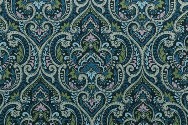 Richloom Parkview Printed Polyester Outdoor Fabric in Emerald